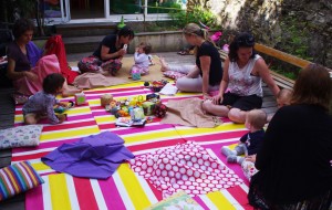 Atelier "Bébé Furoshiki" au Café A l'Abord'âge à Nantes