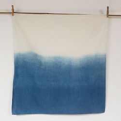 Indigo dégradé  - 70 cm