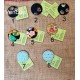 Broches coton japonais