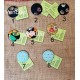 Broches coton japonais