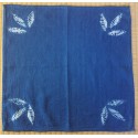 Trio de Feuilles Guntai shibori - 35 cm